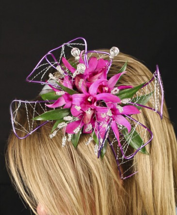PURPLE PARADISE Prom Hairpiece in Florence, OR | LA JOIE FLEURI