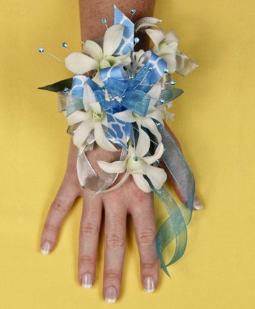 BLUE HEAVEN Prom Corsage in Albany, NY | Ambiance Florals & Events