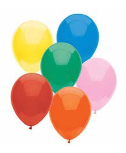 Latex primary color balloon 