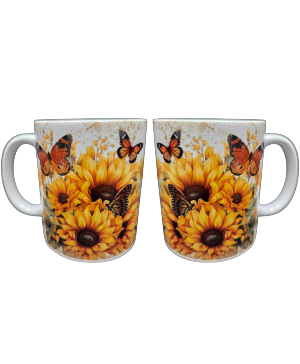 11oz Monarchs & Sunflowers 1 mug