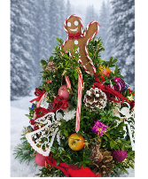 12" Boxwood Tree Centerpiece 