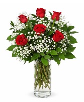 1/2 doz roses traditional  