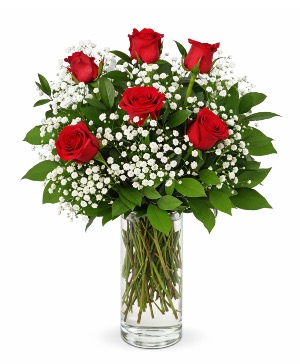1/2 doz roses traditional  
