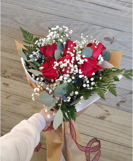 1/2 Dozen Rose Wrap Rose Wrap