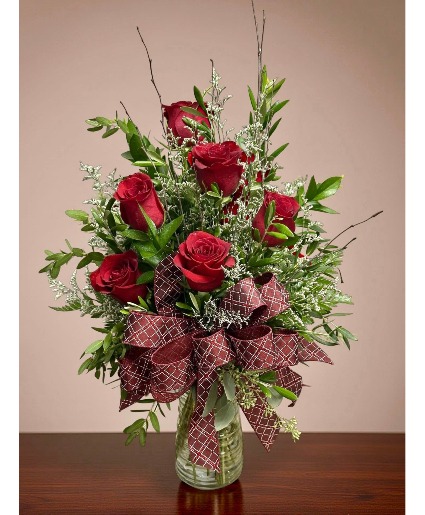 1/2 Dozen Roses Rose Arrangement