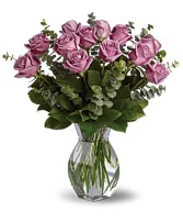 12 LAVENDER ROSES ROSES