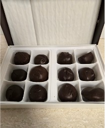 1/2 lb. Soft Center Dark Chocolates Candy