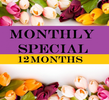 12 Month Subscription Floral Arrangement in Presque Isle, ME | COOK FLORIST, INC.