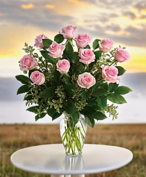 Ecuadorian Pink Rose Arrangement  Rose Arrangement