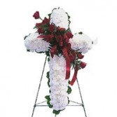 Red Roses and White Carnations 