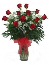  Red Roses  Vase Arrangement