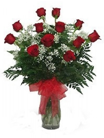  Red Roses  Vase Arrangement
