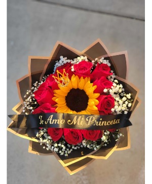 12 rose bouquet  