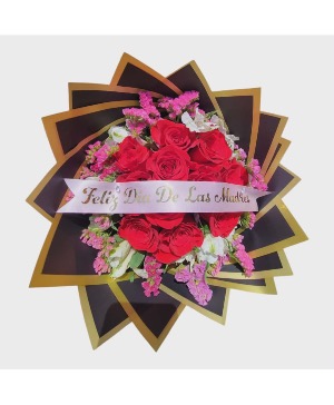 12 rose bouquet  
