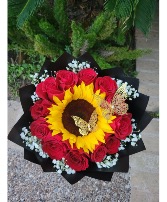 12 rose bouquet  