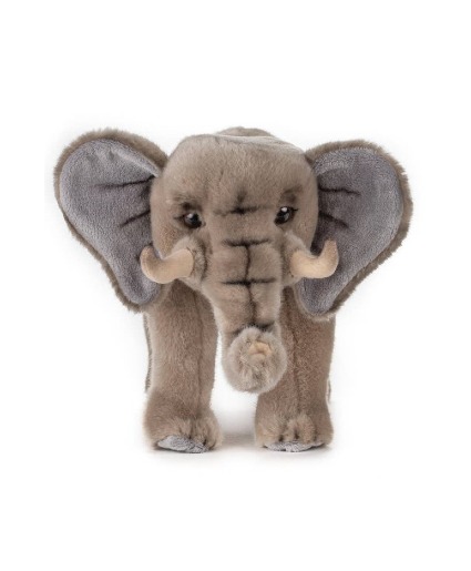12" Stuffed Standing Elephant 