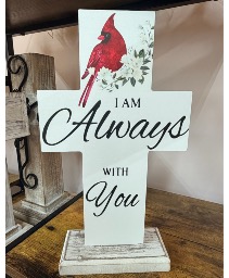 12" Wooden Sympathy Cross 