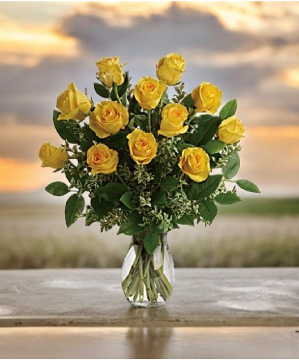 Ecuadorian Yellow Rose Arrangement Rose Arrangement