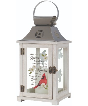 13.5" Cardinal Heaven Small Lantern