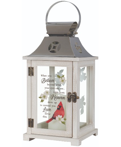 13.5" Cardinal Heaven Small Lantern