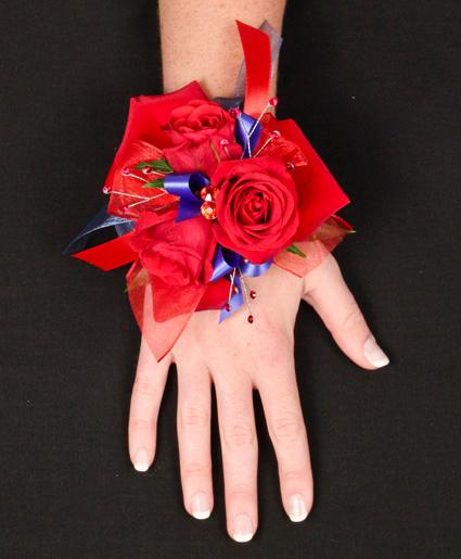 RED I LOVE YOU ROSES Corsage