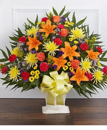 148748 HEARTFELT TRIBUTE BRIGHT in Beaufort, SC - CAROLINA FLORAL