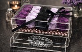 15 Preserved Roses in Acrylic box with drawer 