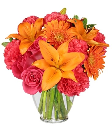 Feeling Hot! Hot! Hot! Bouquet in Darien, CT | DARIEN FLOWERS