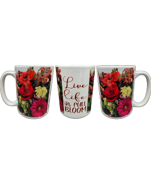 15oz Life In Full Bloom Mug 1 mug
