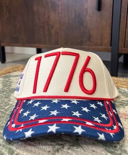 1776 American Flag Hat 