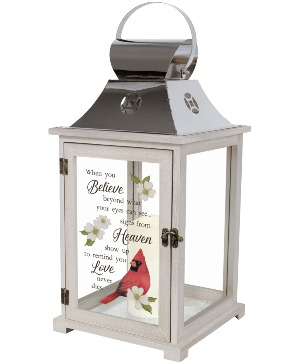 18.5" Cardinal Heaven Love Large Lantern