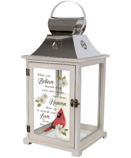 18.5" Cardinal Heaven Love Large Lantern