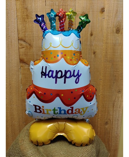 18" Happy Birthday self-standing Balloon Balloon