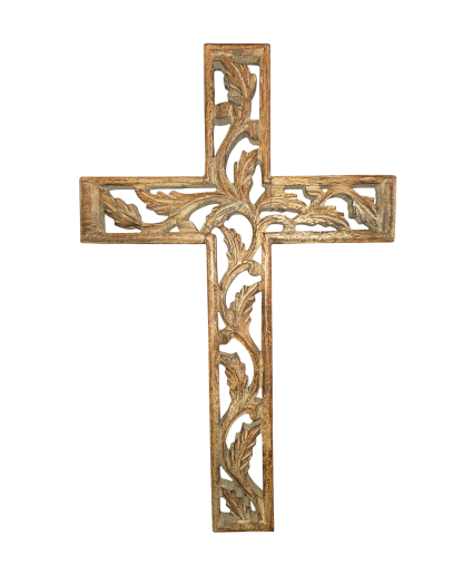 18" Solid Wood Deluxe Cross 
