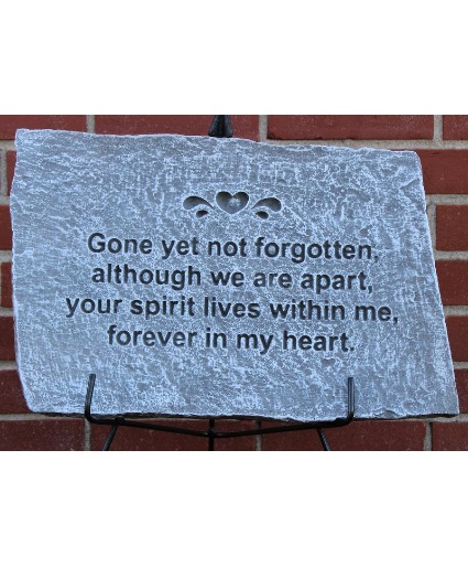 18" X 12" X 1"  Memorial Stone 