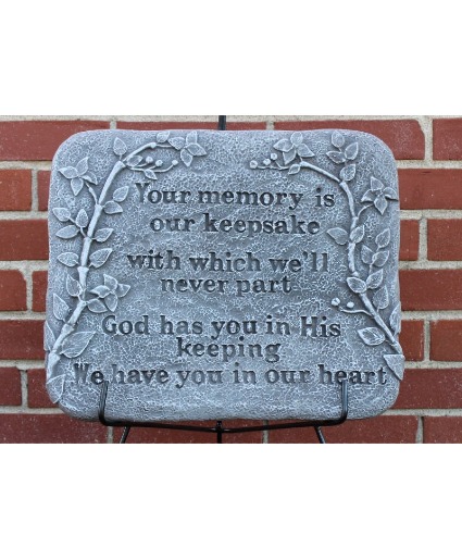 16" X 12" X 1"  Memorial Stone 