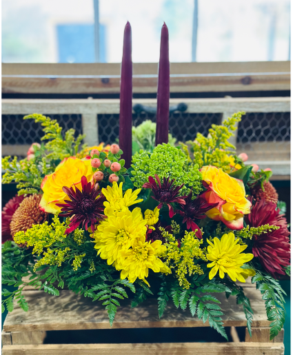 2-Candle 18" Deluxe Centerpiece 