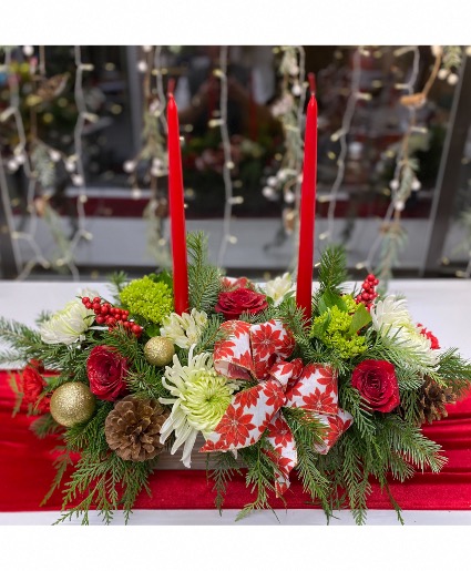 2 Candle Centrepiece 