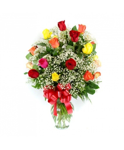 2 Dozen Multi Roses Roses