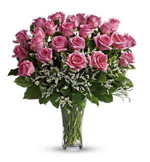 2 Dozen Pink Roses Arrangement in San Bernardino, CA - INLAND