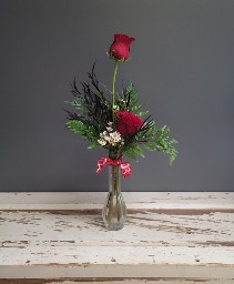 2 Rose Bud Vase Bud Vase