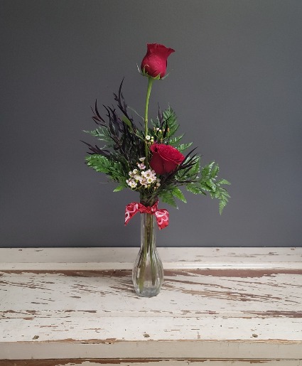 2 Rose Bud Vase Bud Vase