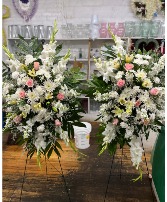 2 STANDING SPRAYS Flower Arrangement