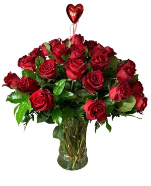 3 Dozen Red Roses Extravagant Red Rose Arrangement