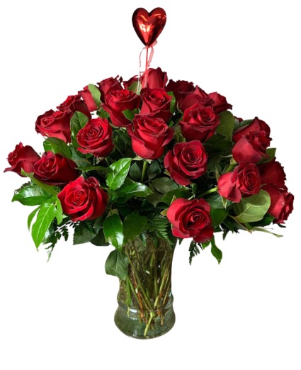 3 Dozen Red Roses Extravagant Red Rose Arrangement