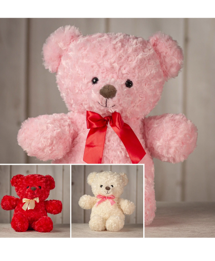 20 Inch Valentine trio Teddy