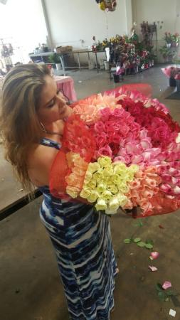 200 rose color bouquet  rose bouquet