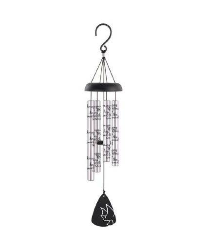 21" Amazing Grace Sympathy / Gift Wind Chime Powell Florist Exclusive