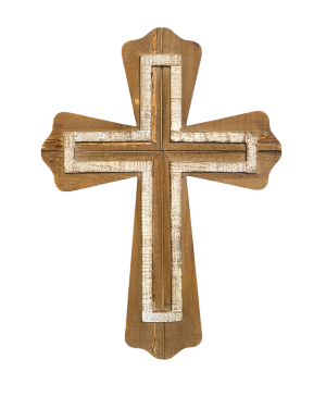 21" Layered Cross 