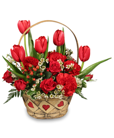 SWEET LOVE Basket Arrangement